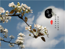 梨花風(fēng)起正清明，游子尋春半出城